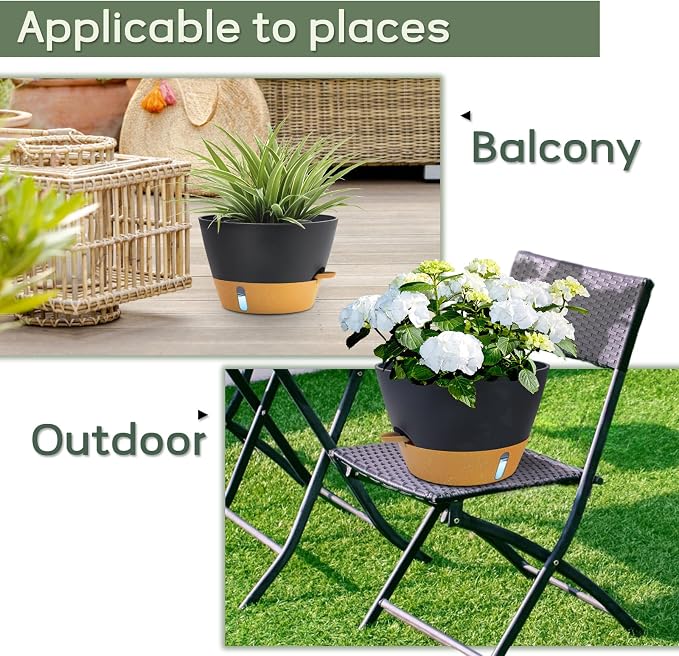 12-Inch Self Watering Planters - Image 6