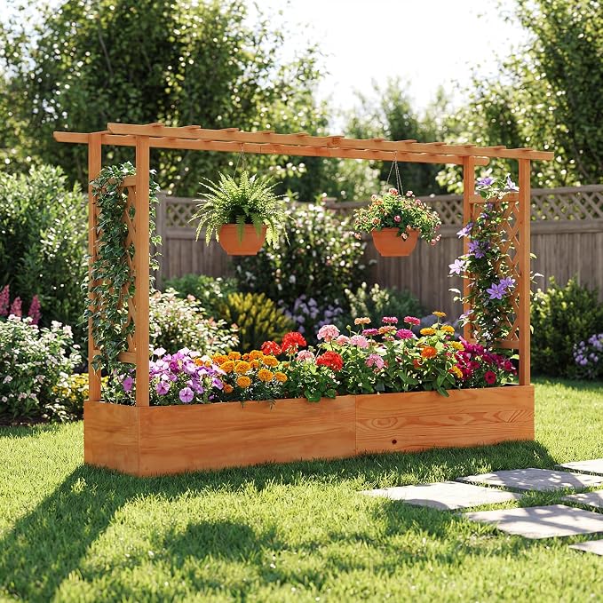 Giantex 2 Pcs Raised Garden Bed - Image 7