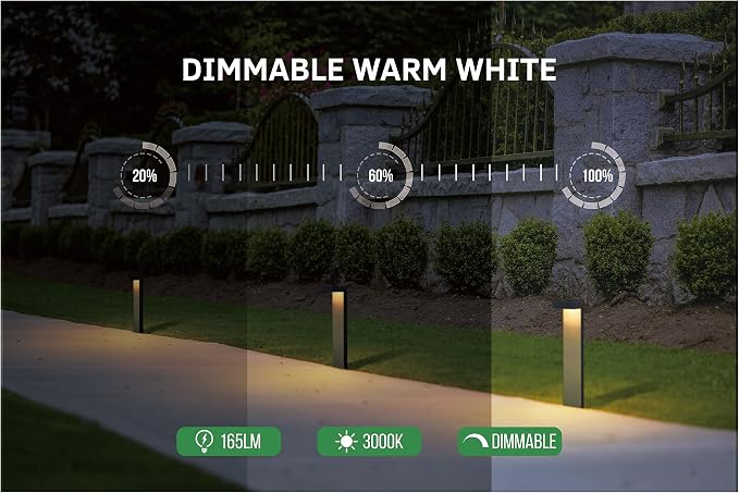GKOLED 4 Pack Low Voltage Landscape Pathway Light Fixture, 9-15V AC DC Outdoor - Image 5