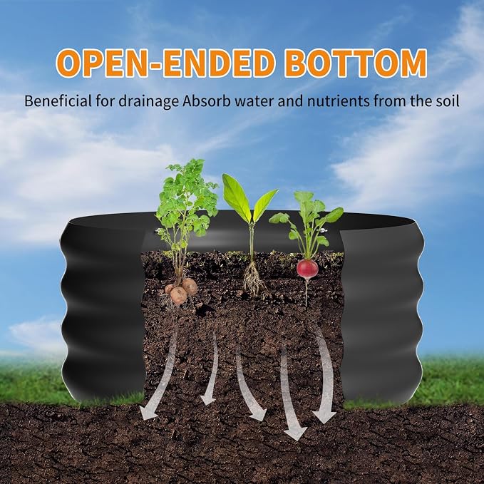 2-Pack 2x1ft Galvanized Raised Garden Bed, Outdoor Planter Bed, Metal Planter - Image 4