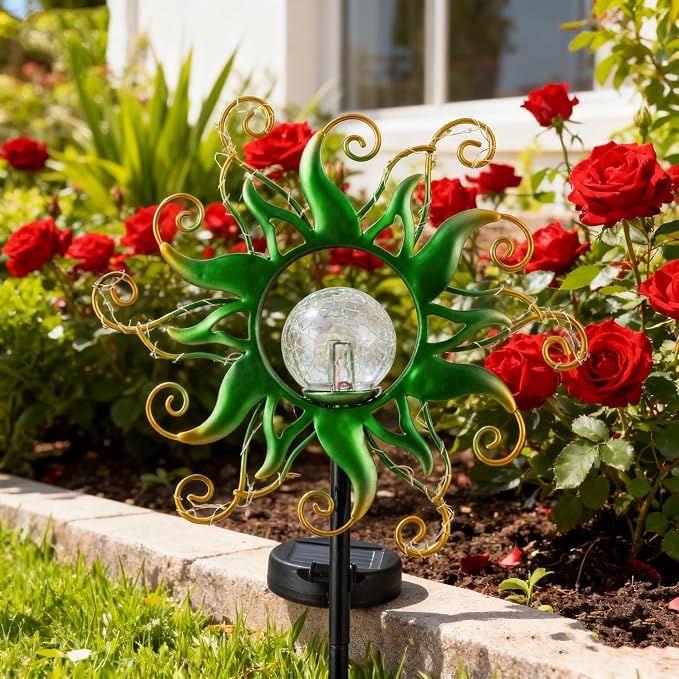 Solar Garden Lights Outdoor, Lawn Gardening Birthday Gifts - Image 8