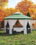13'x13' Pop-Up Gazebo, Outdoor Hexagonal Patio Gazebo by GarveeLife
