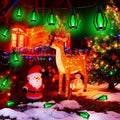 Flacchi Solar Flame String Lights - 42ft 15 LED Lights Outdoor Solar String by Flacchi