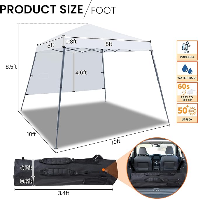 Yaheetech Pop Up Canopy Tent - Image 3
