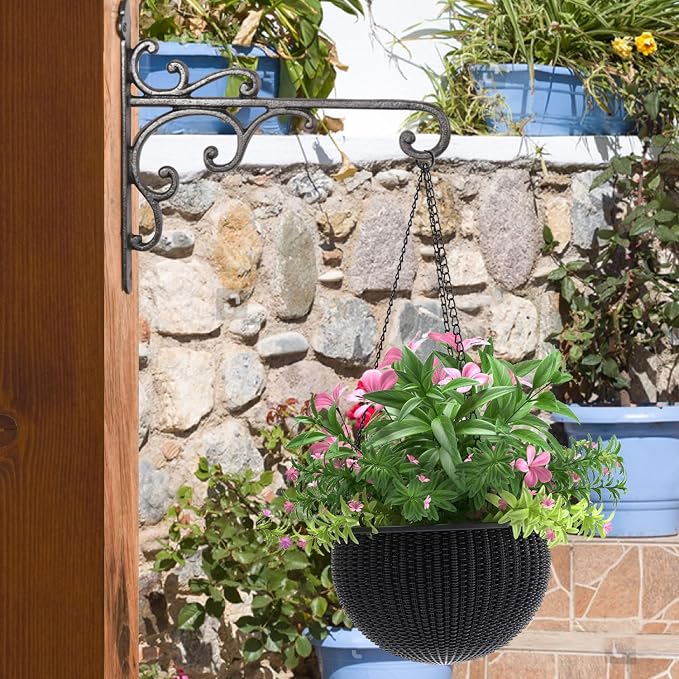 Sungmor Cast Iron Wall Hook Plant Hangers - Image 8