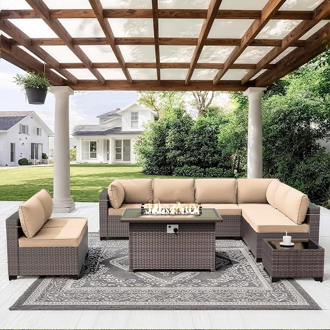 ALAULM 10 Pieces Patio Furniture Set - Image 6