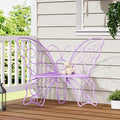 36 Inch Outdoor Bench, Cute Garden Bench by Decoccino