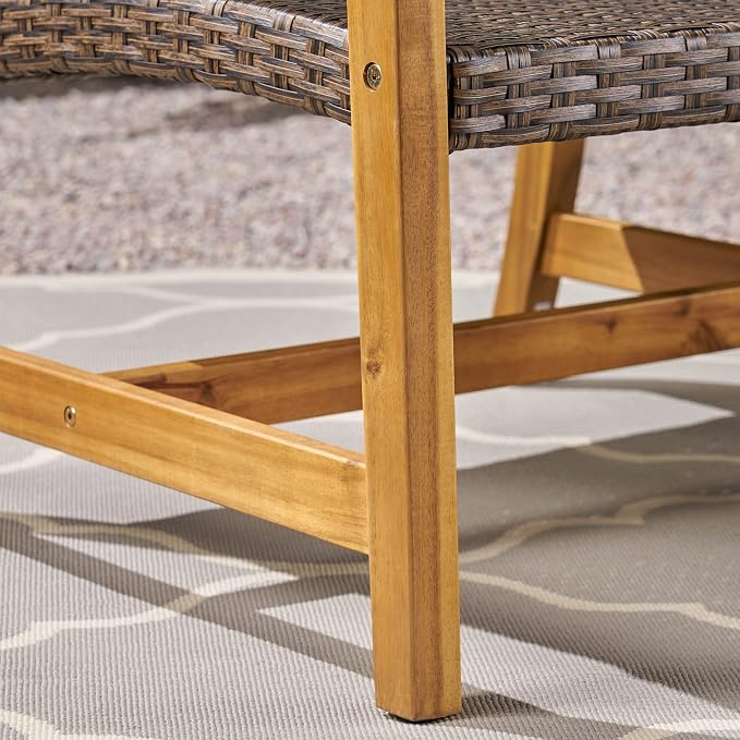 Christopher Knight Home Marcia Outdoor Wood Sofa, 75.50 x 31.00 x 31.50 - Image 9