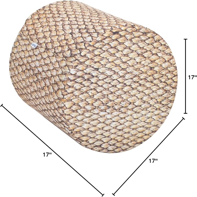 Delsit Outdoor Ottoman Pouf - Image 3