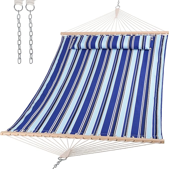 SUNCREAT Hammocks Quilted Fabric Hammock, Double Hammock by SUNCREAT