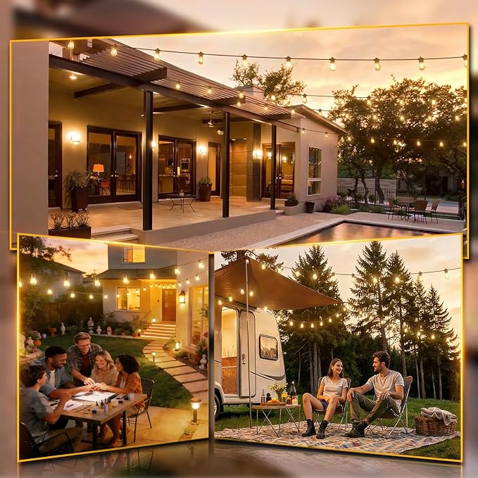 addlon 100FT LED Outdoor String Lights - Image 7