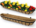 2 Pack 30 Inch Window Deck Railing Planter Boxes by BeapTcely