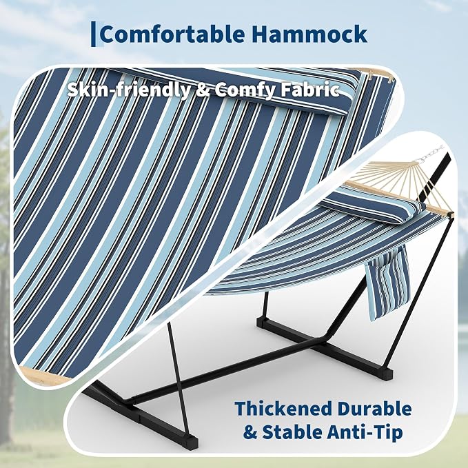 Double Hammock with Stand - Image 8