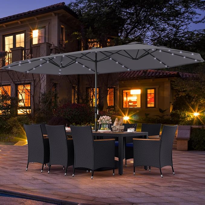 Tangkula 11 Pieces Patio Dining Set - Image 4