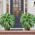 Set of 2 Large Autumn 88 Leaves Artificial Ferns by FAJUNZH