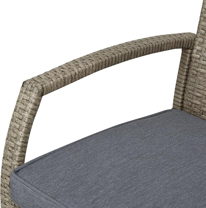 Outsunny 3 PCS Rattan Wicker Bar Set - Image 6