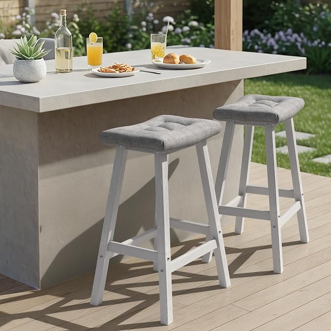 Ciokea 2 Set 29" Outdoor Bar Stools by CIOKEA