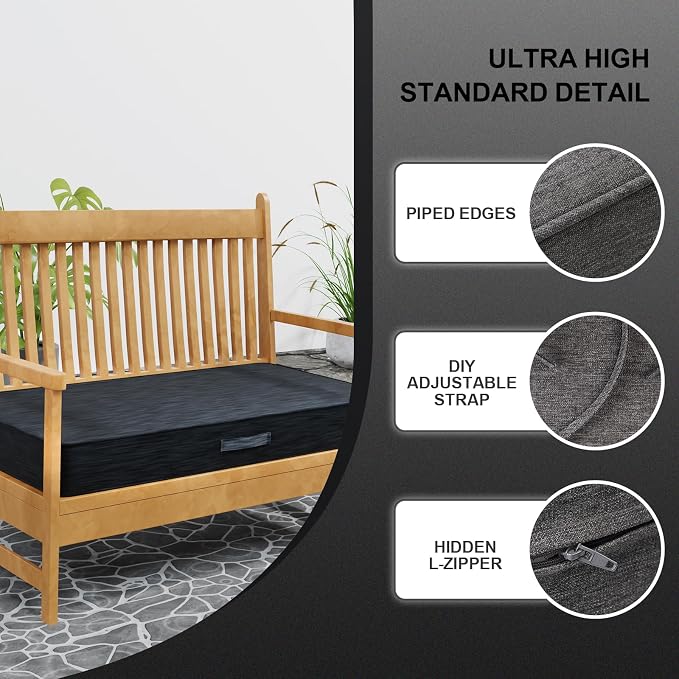 Outdoor Water-Resistant Olefin Chaise Lounge Cushions - Image 6