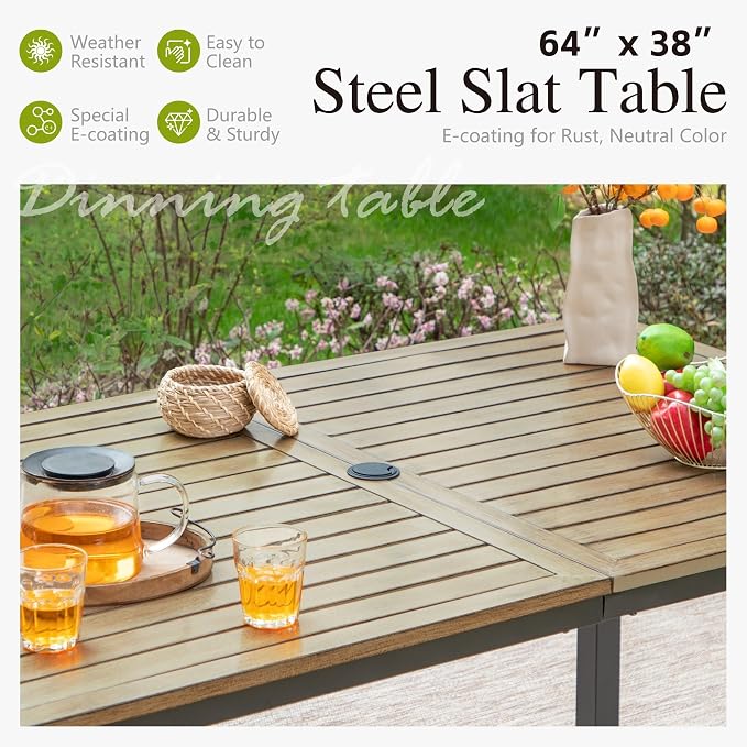 Sophia & William Outdoor Patio Dining Set - Image 6