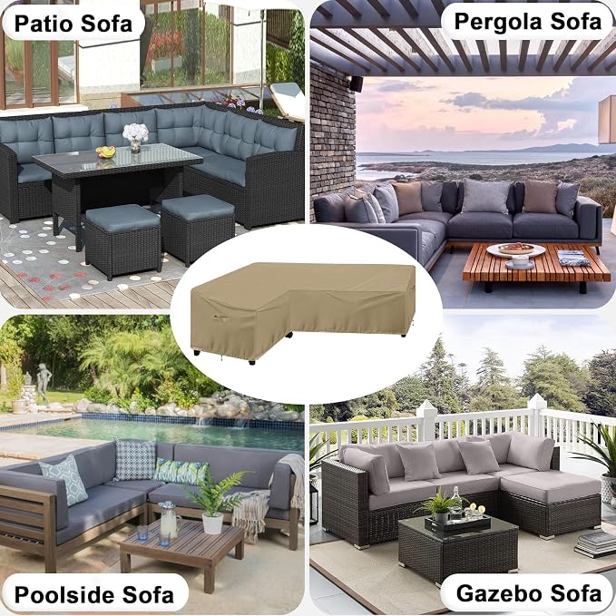 OutdoorLines Waterproof Outdoor Patio Sectional Cover - Image 8