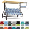 Waterproof Porch Swing Cushion Replacement, 2–3 Seat Swing Seat Cushion by RUFXIEZW