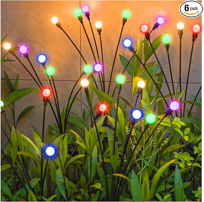 TONULAX Solar Garden Lights, Starburst Swaying Light by TONULAX
