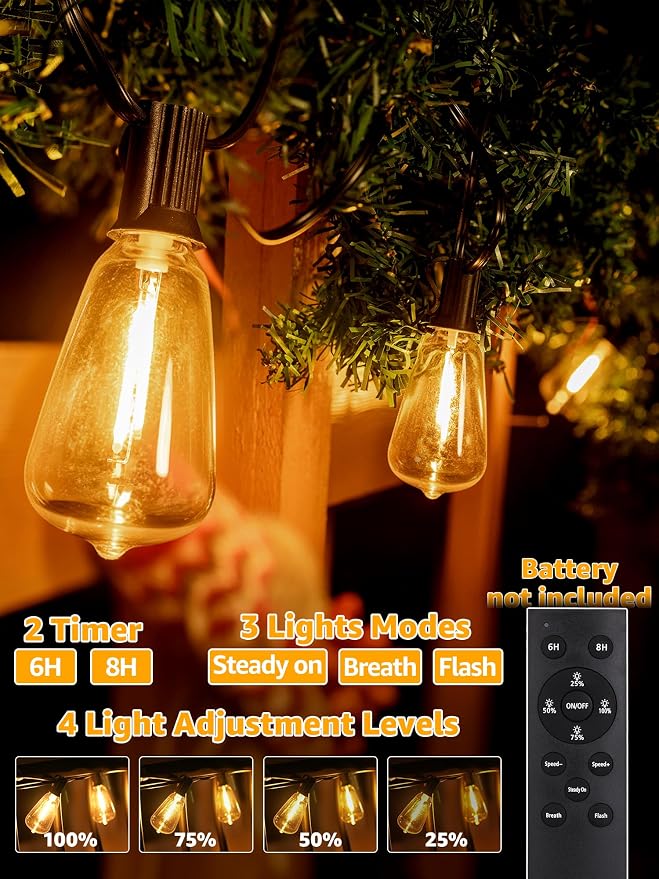 Outdoor String Lights Dimmable - Image 3