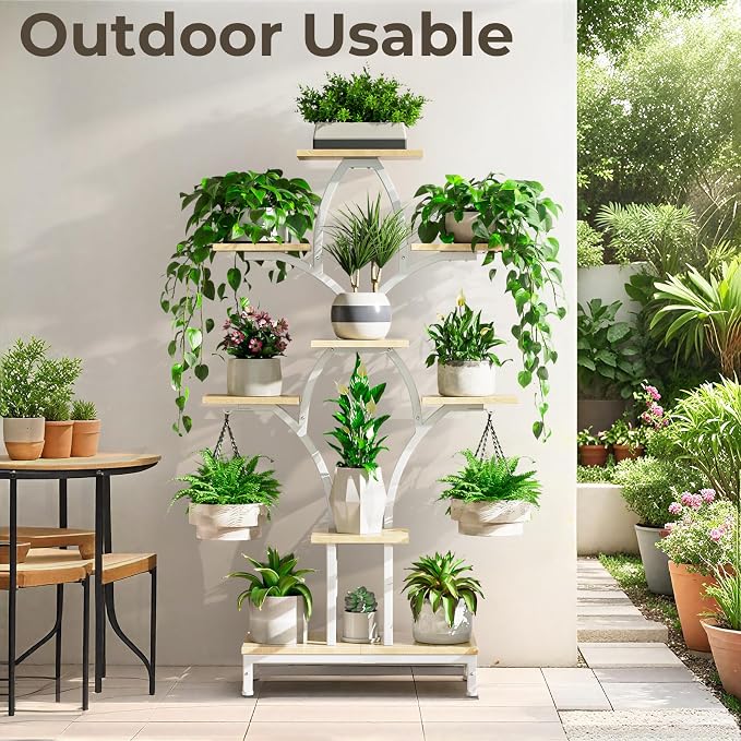 Plant Stand Indoor with 4 Grow Lights - Image 7
