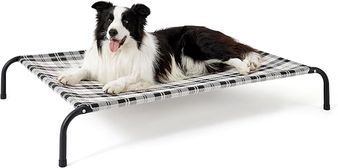 Bedsure Outdoor Elevated Dog Bed Large Sized Dog, Portable Indoor & Outdoor by BEDSURE