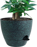 12 inch Large Self Watering Pots, Plastic Planters by UOUZ