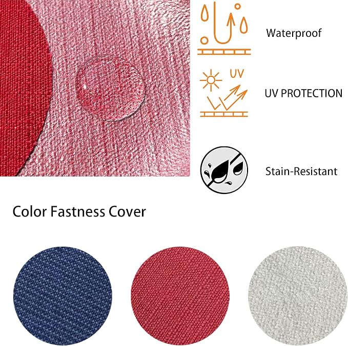 Goodgoods 19"x19" Outdoor Universal Cushion Set of 1 Water-Proof - Image 5
