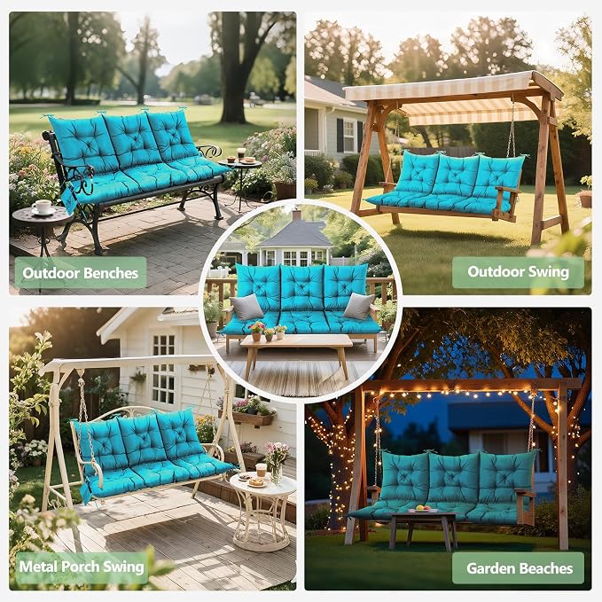 3 Seater Porch Swing Cushion, Thick Cushion - Image 6