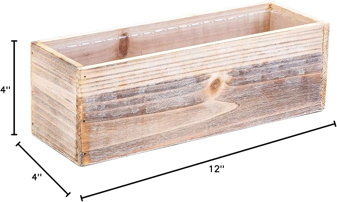 Wooden Planter Box, Table Centerpiece - Image 8