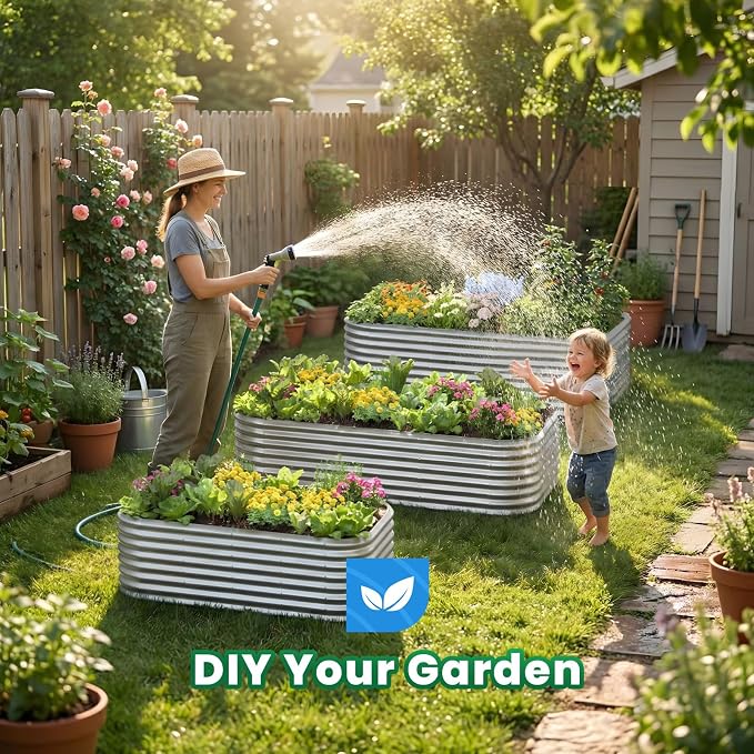 Quictent Galvanized Tall Raised Garden Bed Kit, - Image 6