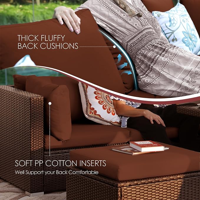 NICESOUL 11 Piece Outdoor Furniture Set - Image 8