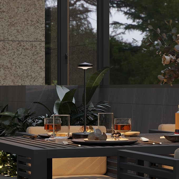 Rechargeable LED Cordless Table Lamp, 5000 mAh Touch Outdoor Table Lamp - Image 8