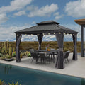 PURPLE LEAF 10' X 12' Hardtop Gazebo by PURPLELEAF