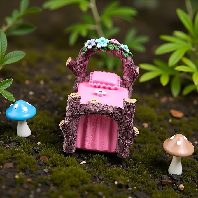 Kai Dream Miniature Fairy Garden Accessories, Resin Craft Flower Bed Figurine - Image 3