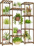 Bamworld Plant Stand Indoor Outdoor Hanging Shelf by Bamworld