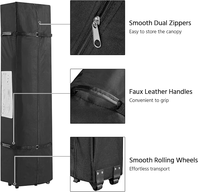 Yaheetech 10×20 Pop Up Canopy Easy Set-up Tent, Portable Outdoor Canopy Instant - Image 8