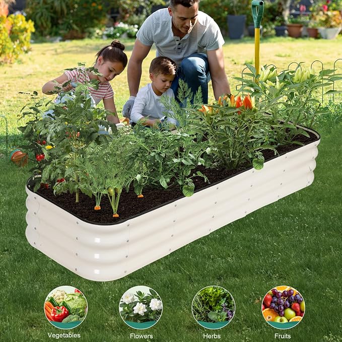 4 in 1 Galvanized Raised Garden Bed - Image 9