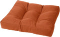 Cushion Source Tufted Ottoman Cushions, Sunbrella Rust by CushionSource