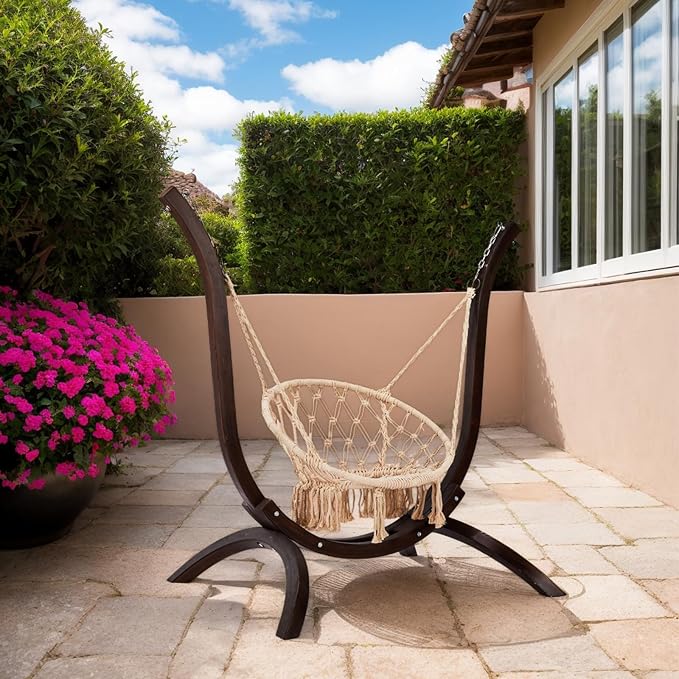 Outvita Solid Wood Hammock Stand - Image 7