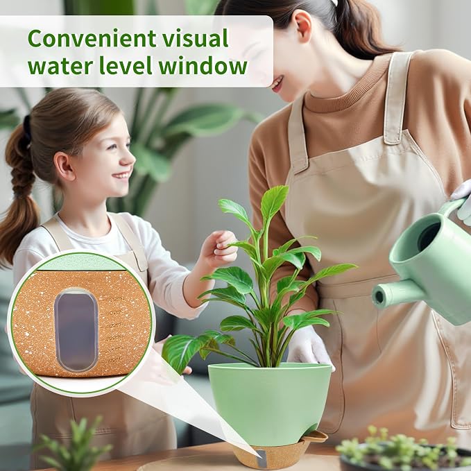 12/10/9/8 inch Self Watering Pots - Image 4