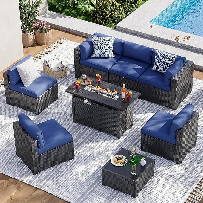 Aoxun 8 Piece Patio Furniture Set by Aoxun