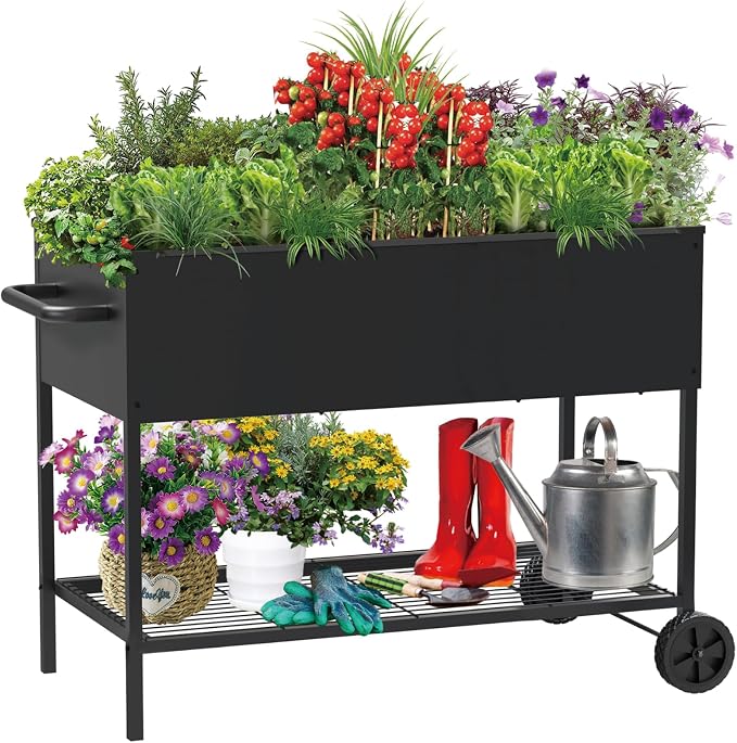 34 × 15 × 31 Inches Raised Garden Bed by Unknown