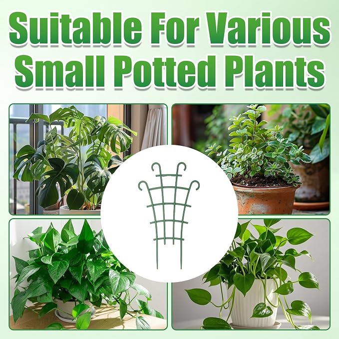 6PCS Plant Support Stakes, Stackable Plant Trellis - Image 4