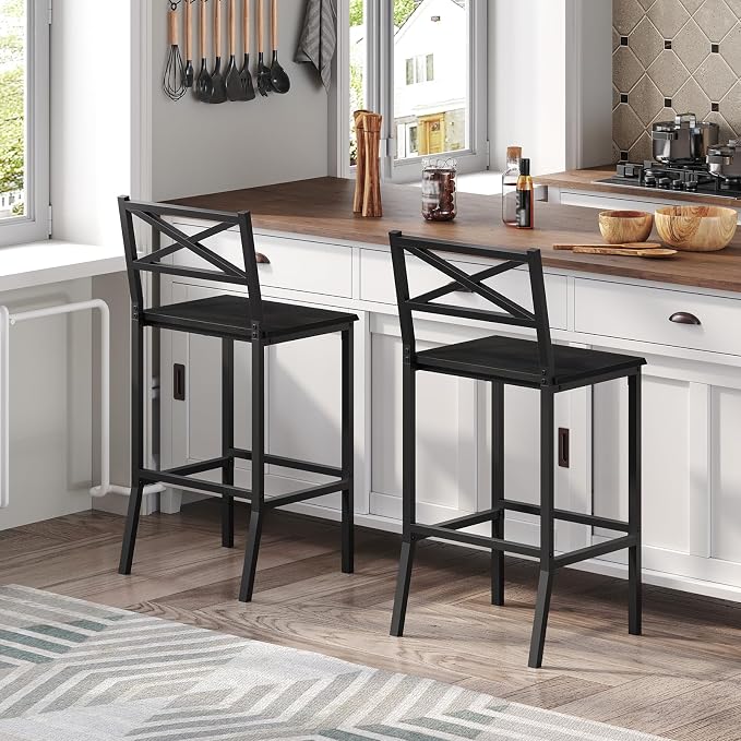 Bar Stools, Kitchen Breakfast Bar Chairs, - Image 3