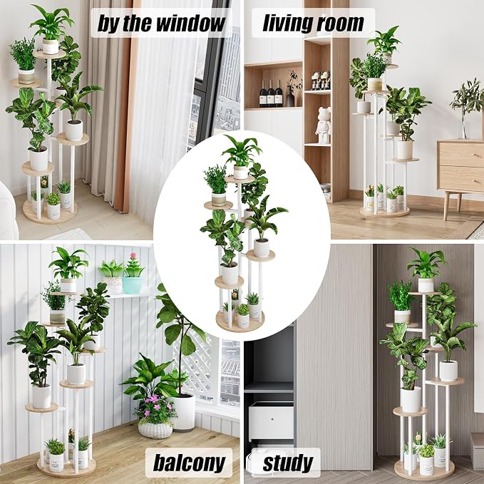 Plant Stand Indoor 6 Tier 9 Potted Multiple Flower Pot Holder - Image 6