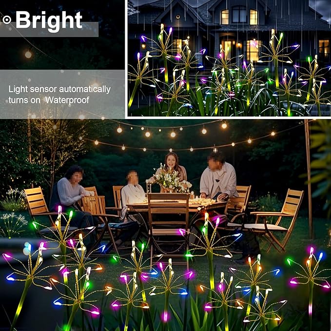 Garden Decor Outdoor Lights, Solar Garden Lights - Image 2